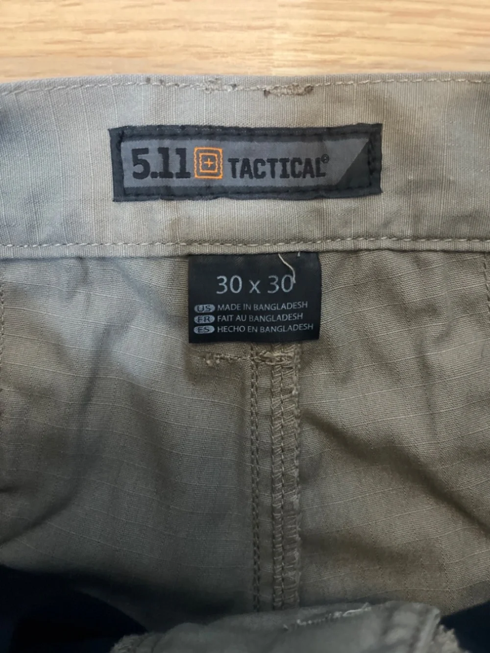 5.11 Tactical Men’s Dark Beige Cargo Pants Waist Size 30x30